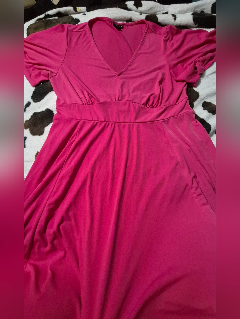 Torrid Swing Dress With Flutter Sleeve - Size 1 (1X)